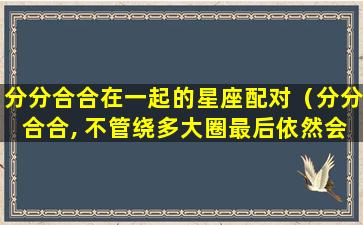 分分合合在一起的星座配对（分分合合, 不管绕多大圈最后依然会在一起的星座情侣）